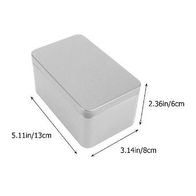 Tea Storage Iron Box Candies Organizer Boxes Lunchbox