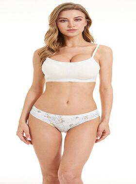 Women's Thong Comfortable Silk Underwear Sexy Bikini Pan