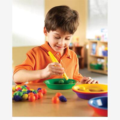 1/4pcs Kids Drop Scoop Clip Tweezers Toys Fine Motor Skill T