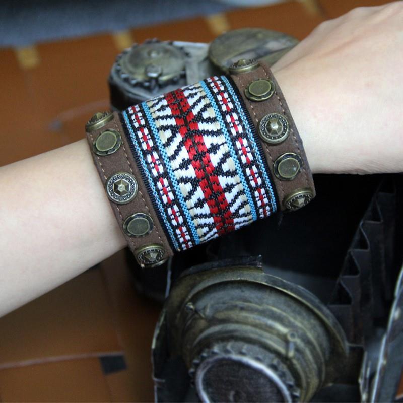 Small Design Retro Woven Splice Personalized Bracelet