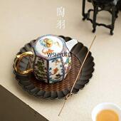 180ML Drawn Dehua Porcelain 12.5X8CM Hand White Teapot Gold