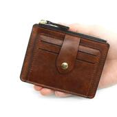 Card Wallet Men Holder Credit Slim Male Fashion Leather