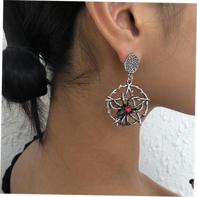 Spider earrings Halloween exaggerated earrings万圣节夸张耳环