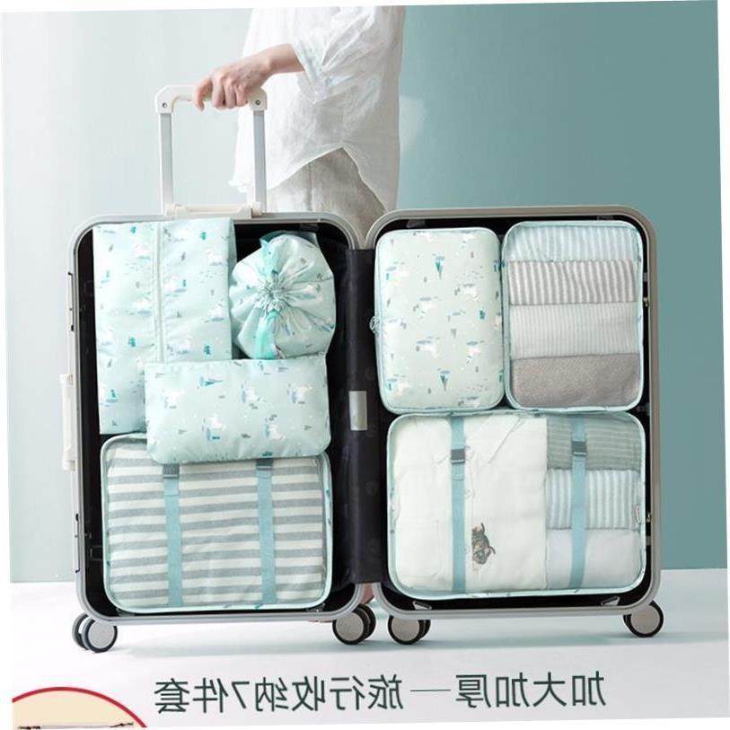 3PCS Compression Packing Cubes Travel Luggage Organizer bag