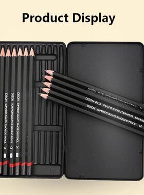 12 PCS/LOT graphite pencil set 6H-14B Professional sketch笔