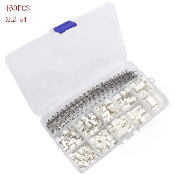 460PCS JST PH2.0 XH2.54 Male Female Connector Kit 2/3/4/5/6