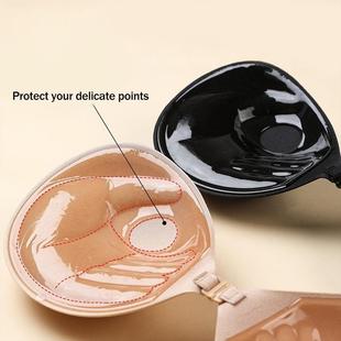Women Backless Sticky Bra Push up Adhesive Strapless Bras