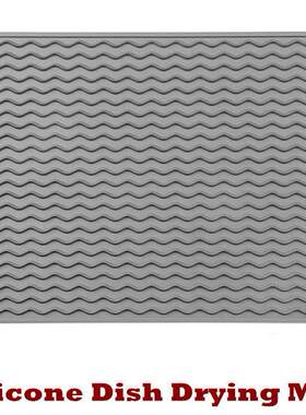 Silicone Dish Drying Mat liner Kitchen Counter or Sink