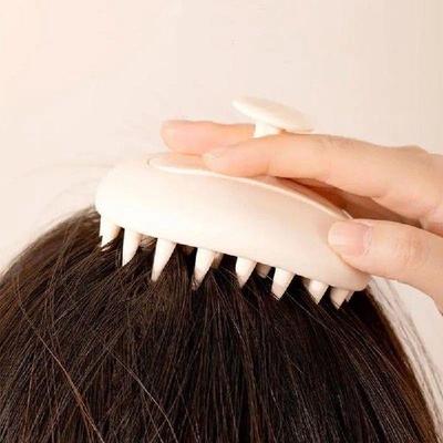 Scalp Massager Brush Silicone Detachable Soft Hair Scrubber