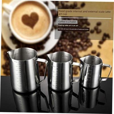 Coffee Latte Milk Frothing Jug Pitcher Milk Pot Cream Cup