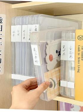 tranparent torage box file tra document paper cae file
