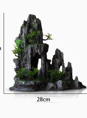 Plant rockery multi-style aquarium decorations, fish tank de