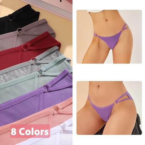 3PCS/SET Women Cotton Panties Women Sexy Low Rise Briefs内裤