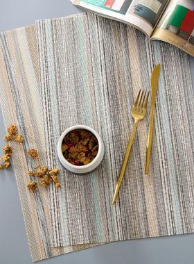 45x30cm Striped Rectangle Table Mat