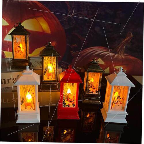 Christmas night light snowman decorative tabletop decoration