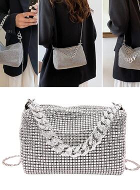 1Pc Elegant Women Rhinestones Evening Clutch Handbags Fashio