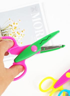 Children Kids Paper Craft Scissors Cutting Patterns Curve