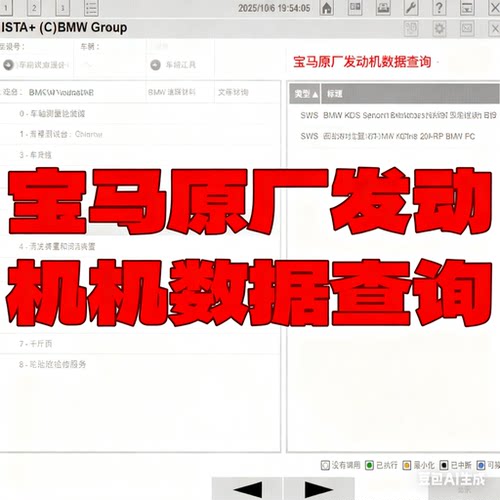 适用宝马 N55B30A N20B20  N52B30 N55B30发动机维修手册查询