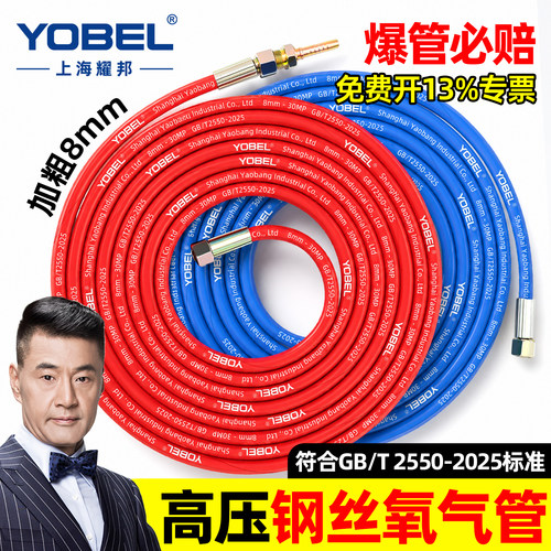 防爆高压钢丝氧气管乙炔双色管