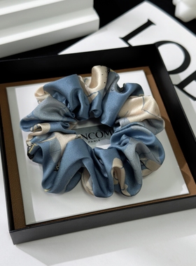 【3件8折】真丝大肠发圈女高级感洋气时尚头花发饰2026新款头饰缎