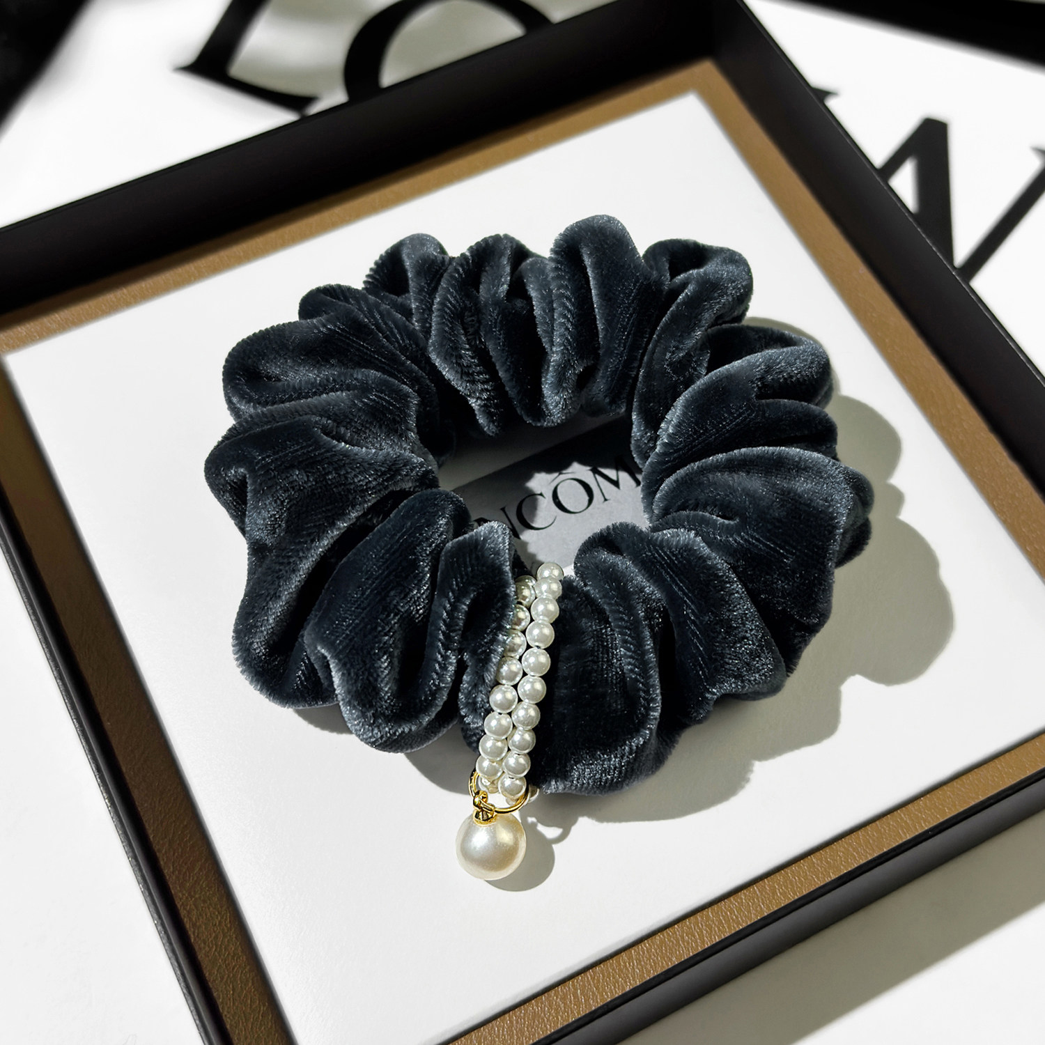 【3件8折】真丝丝绒大肠发圈女高级感轻奢珍珠皮筋发圈头绳女韩系,饰品/流行首饰/时尚饰品新,发饰,淘宝优惠券,粉丝福利购,淘宝优惠卷