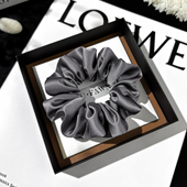 3件8折 重磅真丝发圈女气质高级感大肠圈日常百搭扎发头花新款