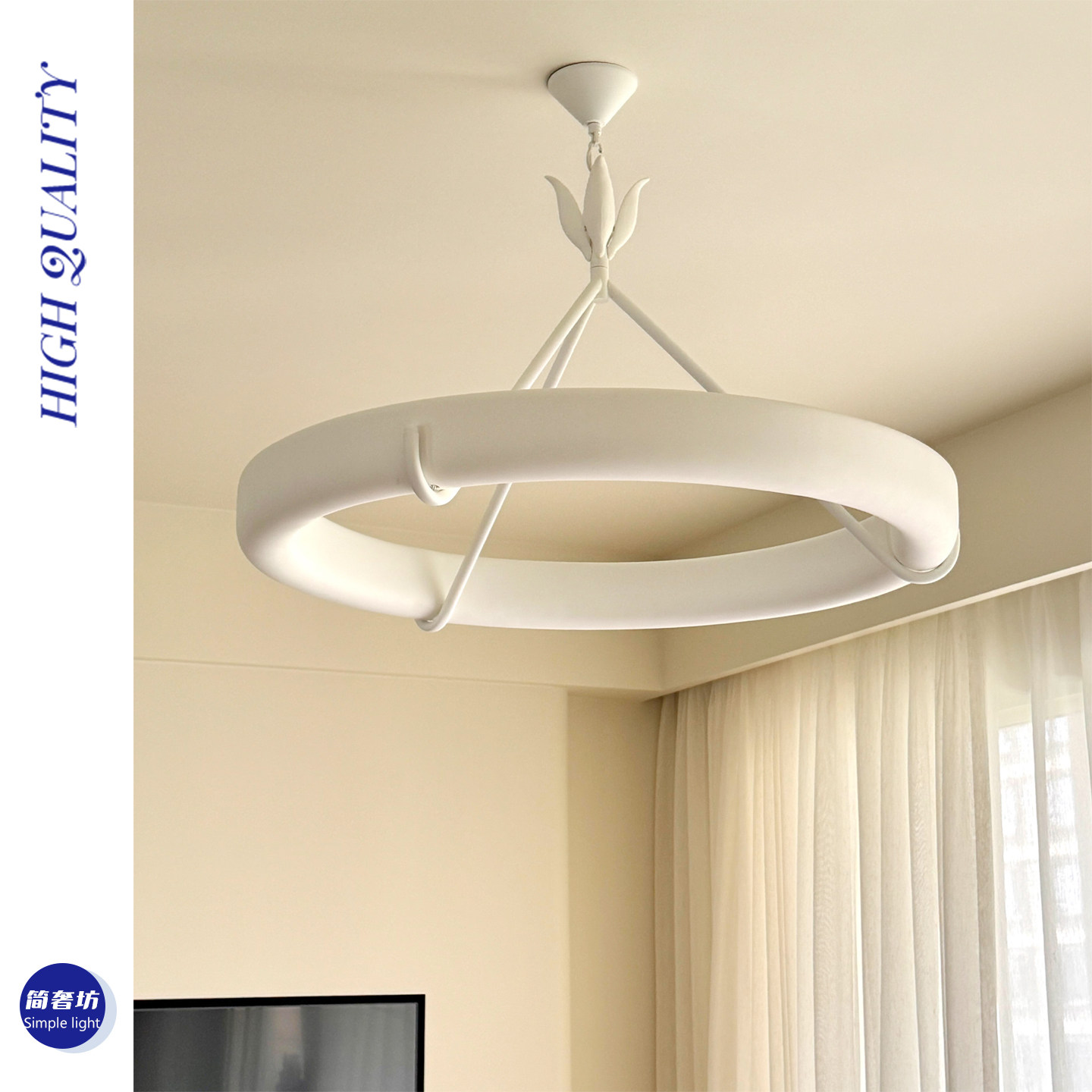 法式轻奢石膏客厅吊灯现代简约设计师创意复古餐厅灯卧室书房灯具