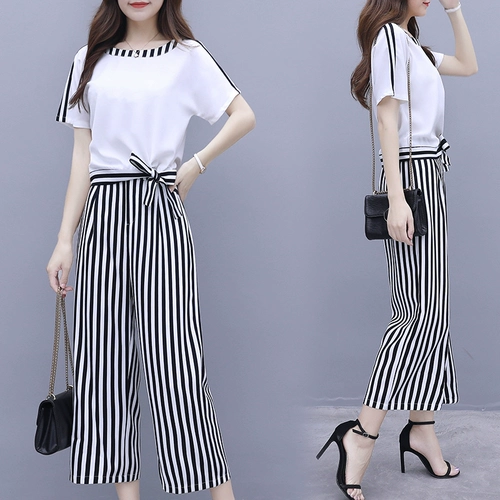 Летний весенний шифоновый комплект, коллекция 2023, в западном стиле