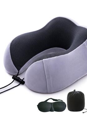 飞图乐(FTLY)飞图乐FTLY户外旅行枕三件套记忆棉U型枕套装 灰色套