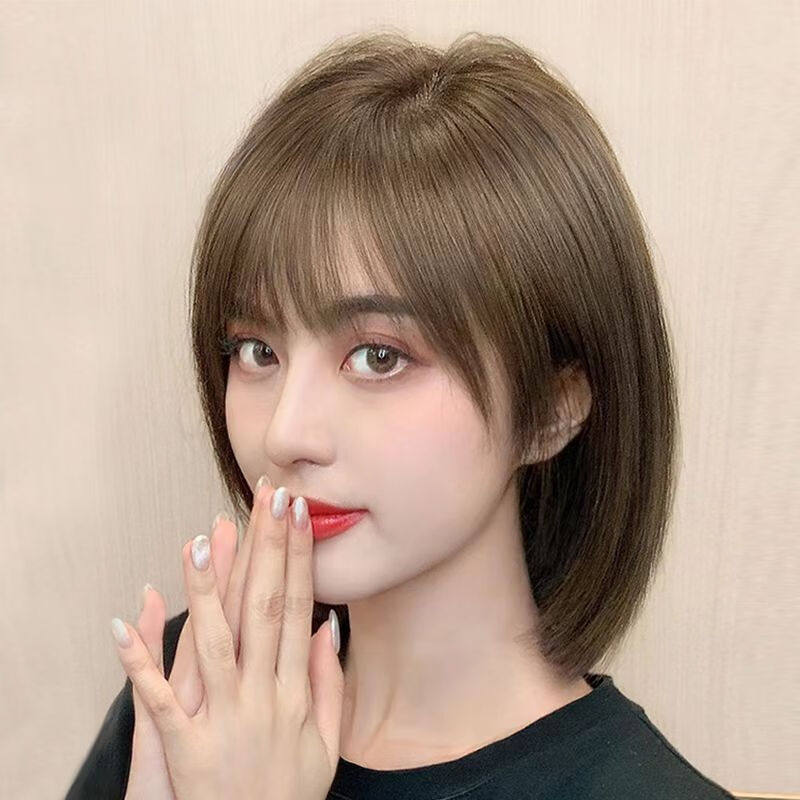 千丝雅假发自然真发全真人发女长发全头头套波波短发新款发型整顶怎么样,好用不?