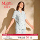 家居服睡衣外穿起居服 套装 曼妮芬春夏动物印花莫代尔女士短袖 短裤