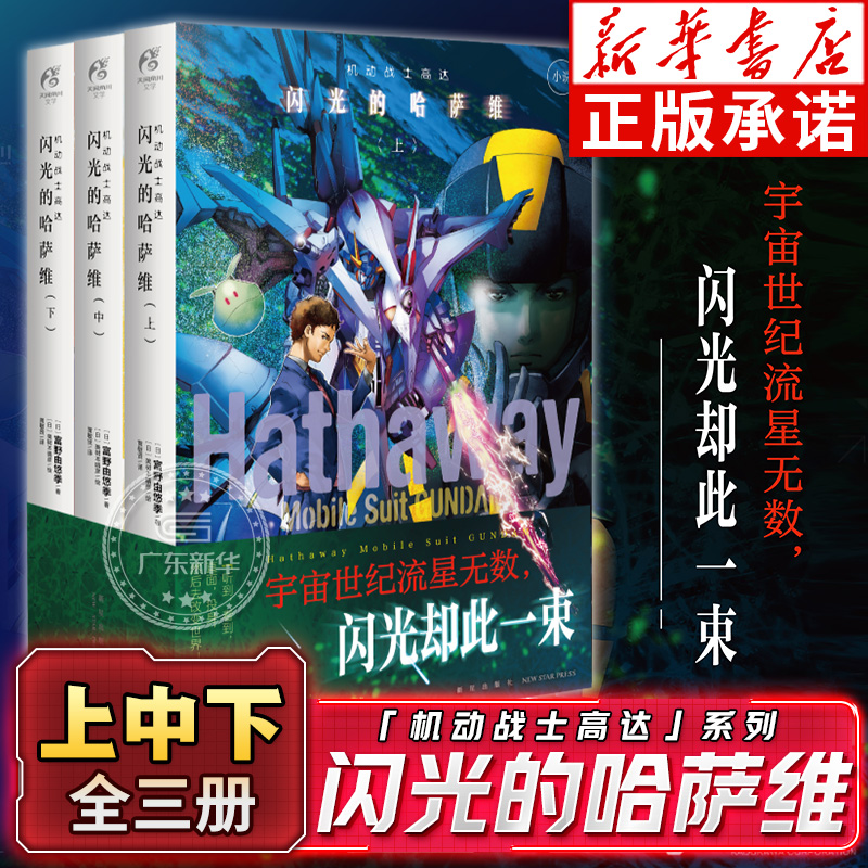 机动战士高达闪光的哈萨维小说天闻角川 上中下全套3册完结剧场版外传小说简