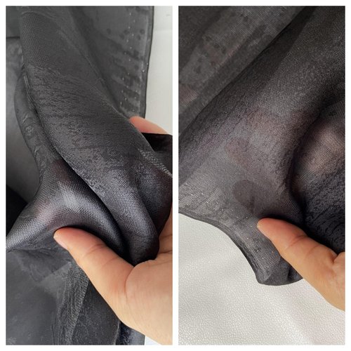 100%桑蚕丝礼服裙挺阔欧根纱布料