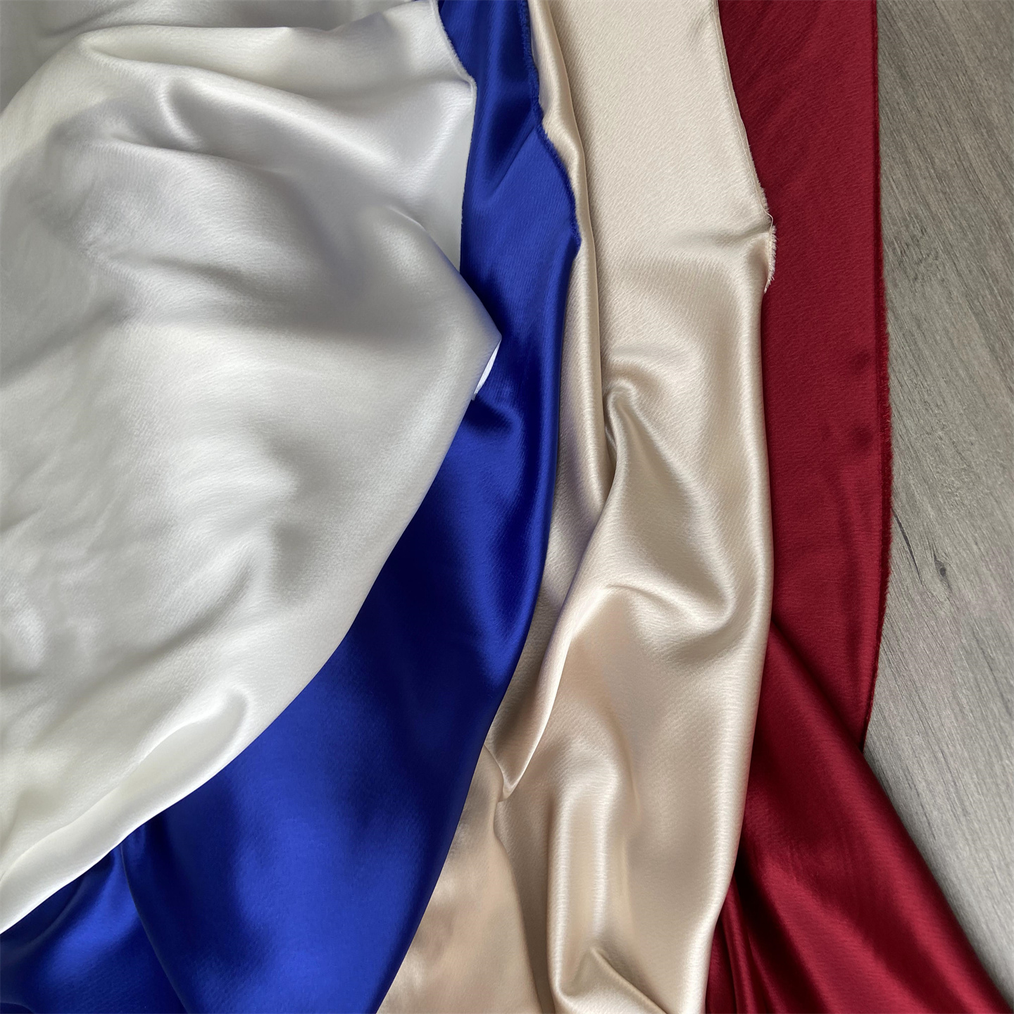 布队高级三醋酸日本水波重绉布料