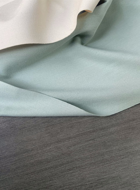 优质薄荷绿米色哥弟四面弹罗马布亲肤密实加厚垂坠裙子裤子面料