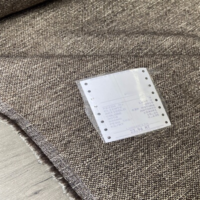 布队老钱进口羊毛麻粗做秋冬布料