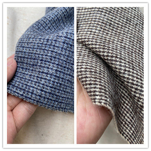 蓝色棕色系英国绝版老料秋冬混色羊毛粗花呢时装西装夹克马甲布料,居家布艺,海绵垫/布料/面料/手工diy,淘宝优惠券,粉丝福利购,淘宝优惠卷