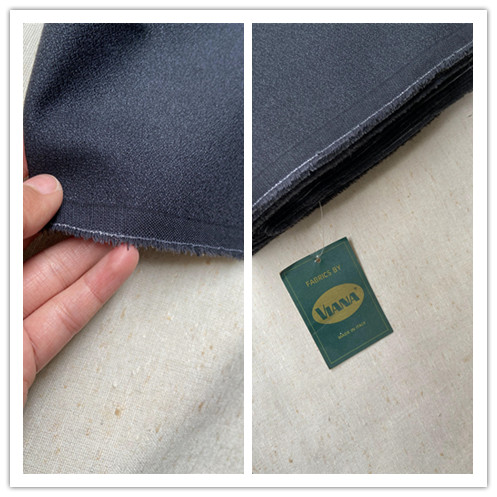 羊毛西装套装肌理藏黑意大利布料