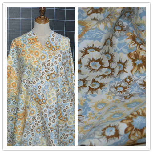 diy小雏菊美国休闲风西装棉布