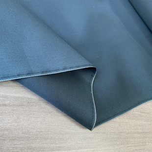 24姆米深绿桑蚕丝真丝100%廓感塔夫绸时装面料设计师礼服外套布料