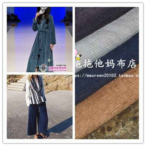 特殊连体裤垂感好灯芯绒面料