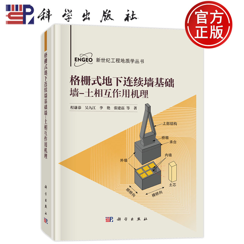 现货速发】格栅式地下连续墙基础墙-土相互作用机理 程谦恭 吴九江 李艳 张建磊 科学出版社9787030810397 新世纪工程地质学丛书