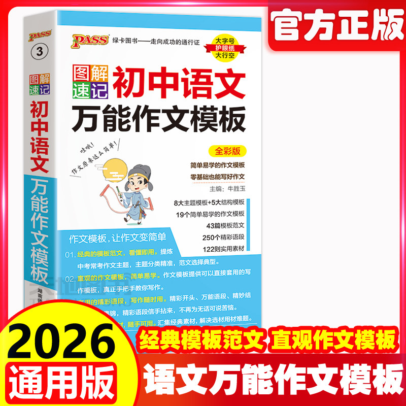 2026图解速记初中语文万能作文图片