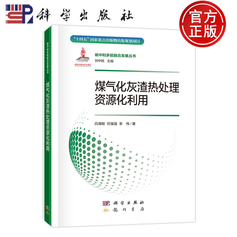 现货速发】煤气化灰渣热处理资源化利用 吕清刚 任强强 李伟 科学出版社 9787508864433
