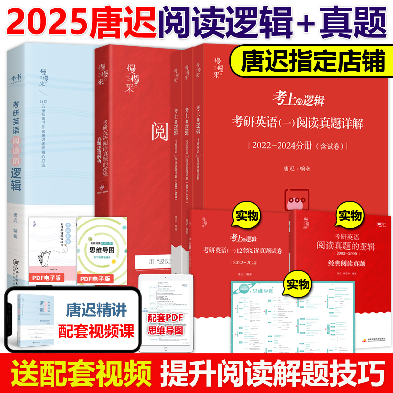 官方2025唐迟考研英语阅读的逻辑