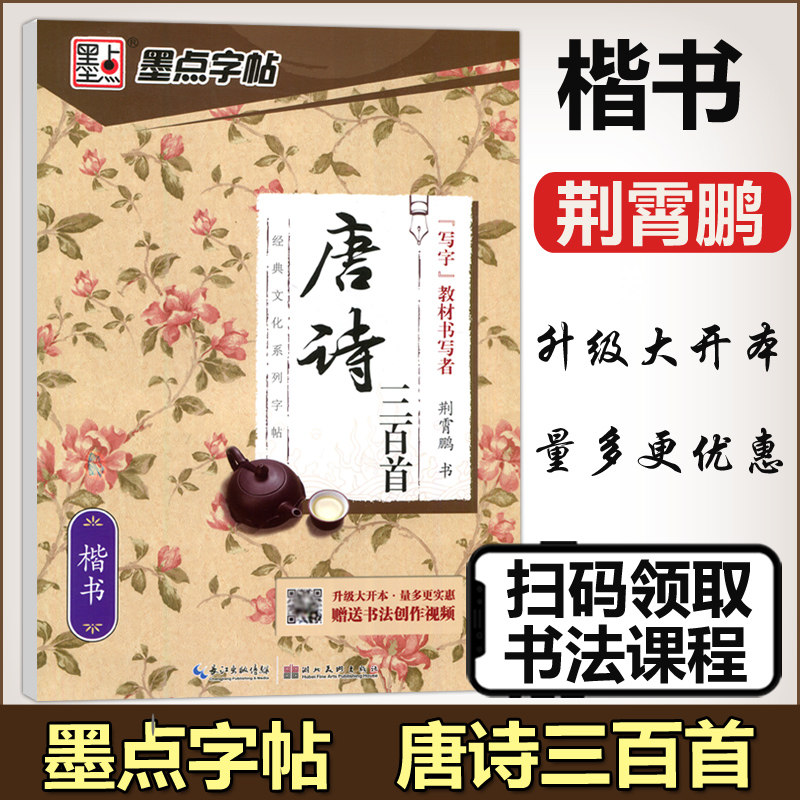 荆霄鹏 经典文化系列字帖 小学生楷书手写练字字帖临摹含描摹纸硬笔