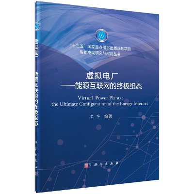 正版现货 虚拟电厂——能源互联网的终极组态 艾芊 -科学出版社