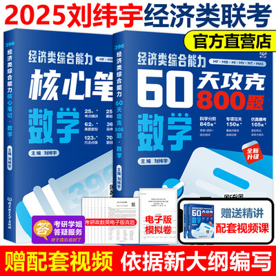 官方2025刘纬宇经济类笔记+800题