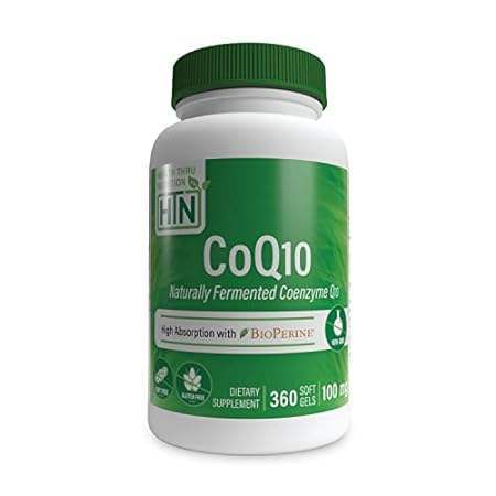 Health Thru Nutrition CoQ-10 100mg with BioPerine | High