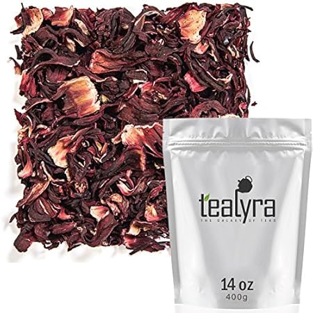 Tealyra - Pure Hibiscus Herbal Tea - Karkade - Loose Leaf